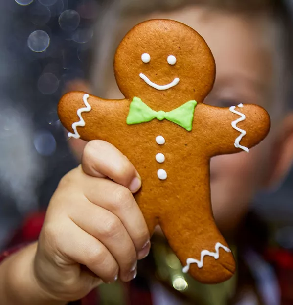early years attainment gap gingerbread man