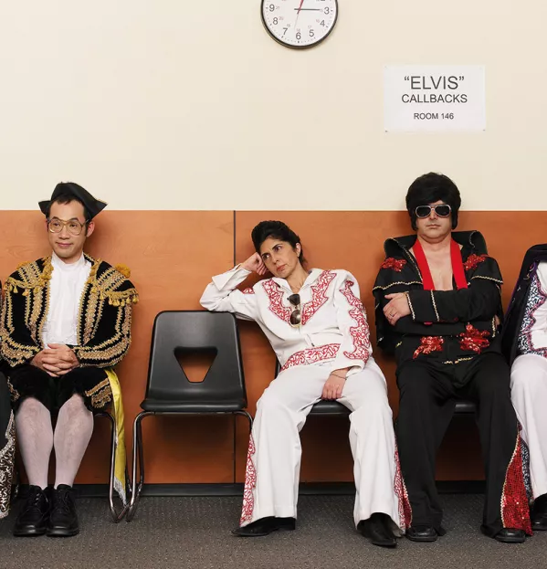 People Dressed Up As Elvis At An Audition - Fake News Pshe