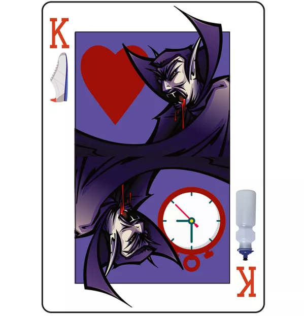 Vampire King Playing Card