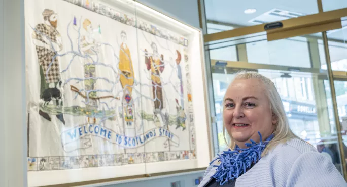 Michelle Sterricks, education officer, The Great Tapestry of Scotland