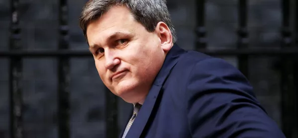 Kit Malthouse was giving his first speech to a Conservative Party conference as education secretary.