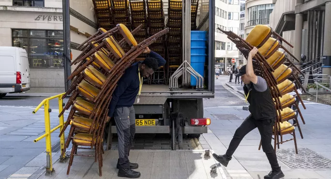 Loading chairs