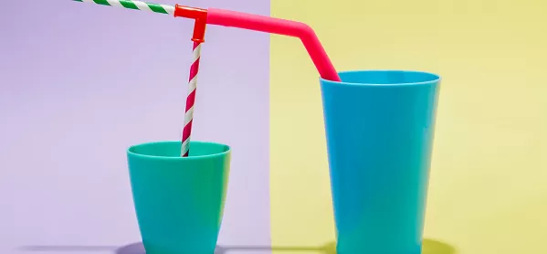 drinking cups straws