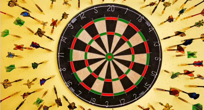 Dart board