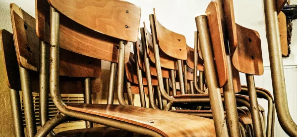 chairs stacked 