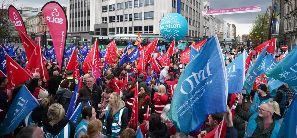 Teachers in Northern Ireland strike over long-running pay dispute