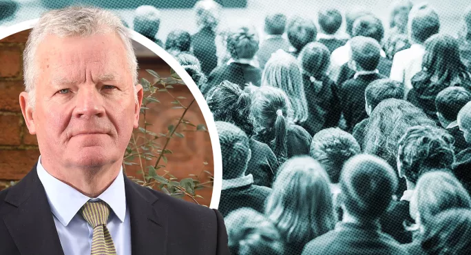 Sir Kevan Collins warns that some top performing schools do not have an intake which reflects the poverty of their surrounding community.