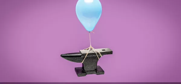 Balloon with anvil