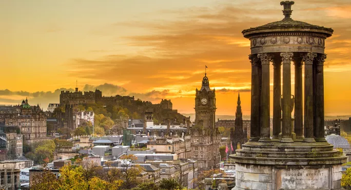 Skyline of Edinburgh