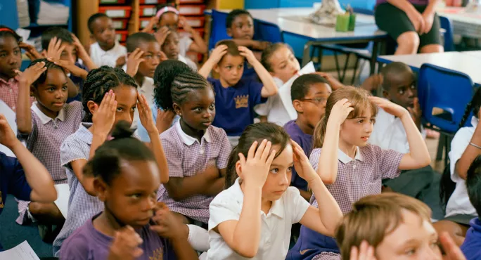 Pupils learning English EAL