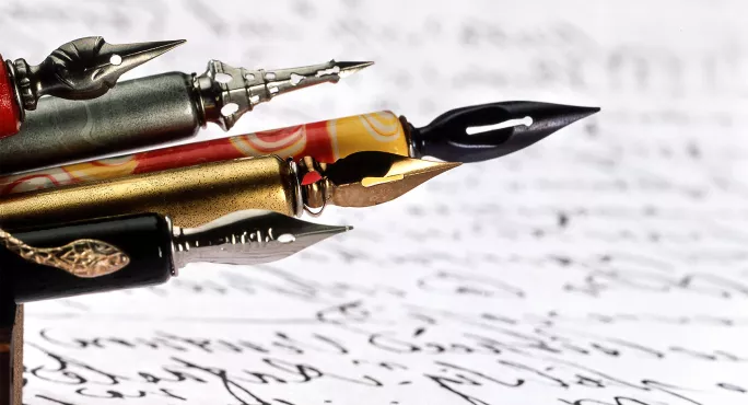 Lots of ink pens