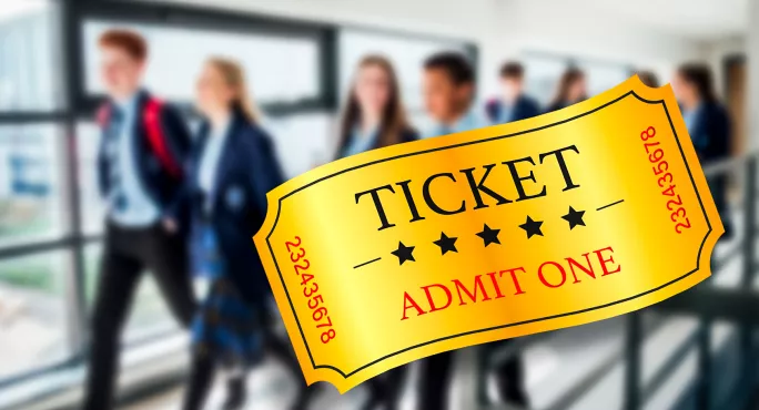 Golden ticket for admissions