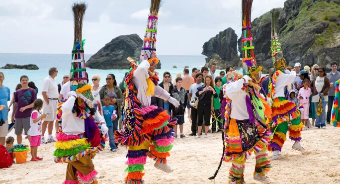 Bermuda gombey drumming