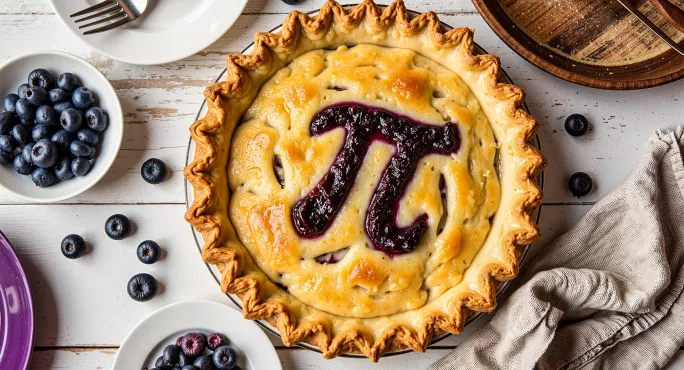 A pie with pi 