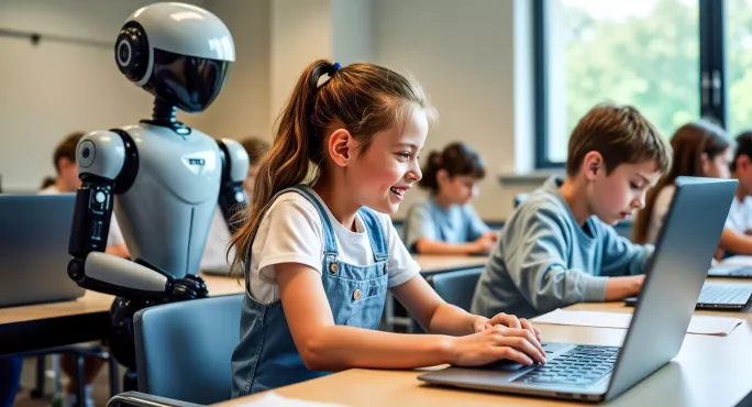 AI agent in classroom