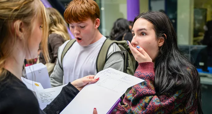 Students open GCSE results