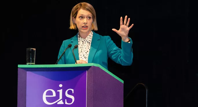 EIS AGM Gilruth violence
