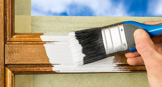 Painting wood