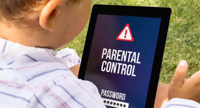 Children with device