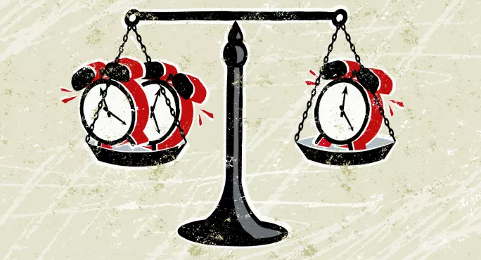 Scales with clocks