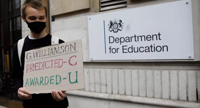 A Levels Protest