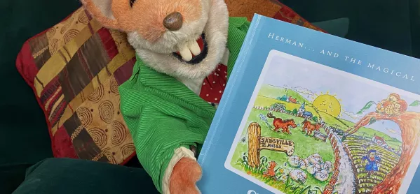 Basil Brush Reads Sadville In Support Of The Nspcc