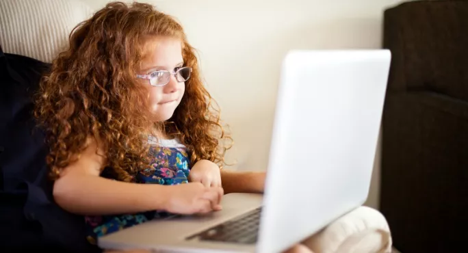 Child On Computer