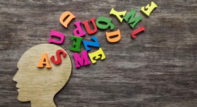 Dyslexia: Letters Falling Out Of A Person's Head