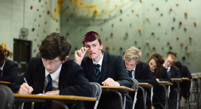 Pupils In An Exam