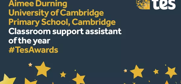 Tes Awards: Classroom Support Assistant Of The Year