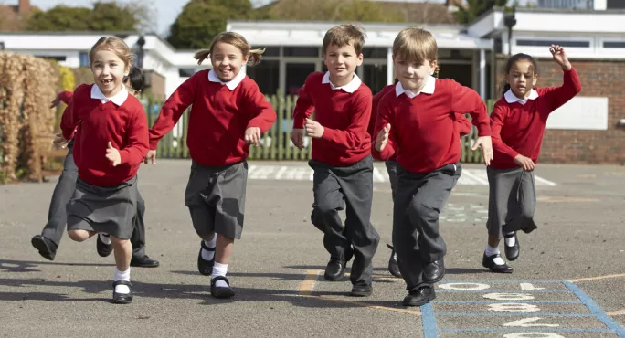 Primary School Children In England