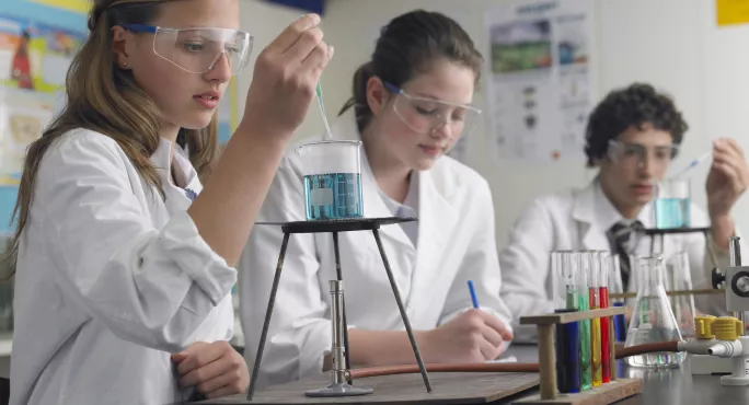 Pupils In Science Lesson