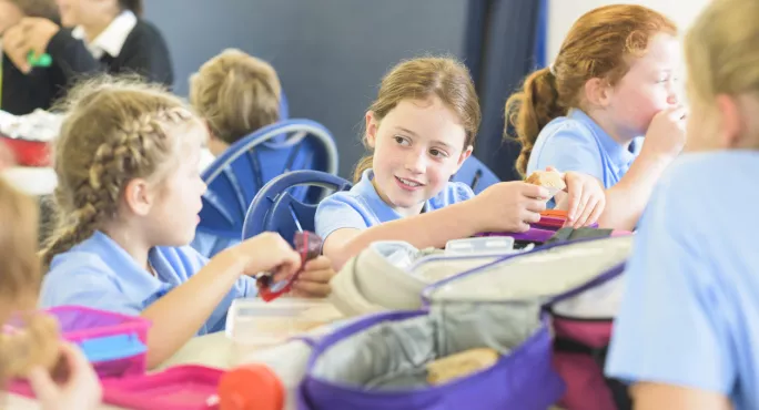 Pupils Eating