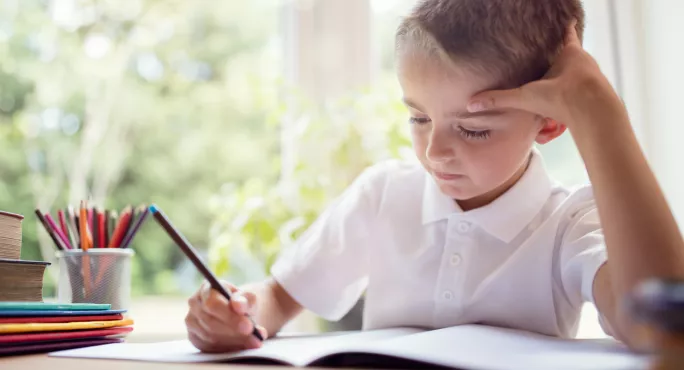 Boy Studying