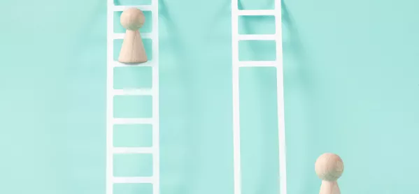 Two Ladders, One Missing All The Lower Rungs