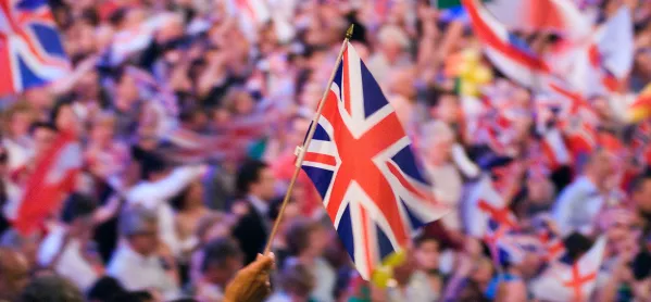 Union Jack Waving, At The Last Night Of The Proms