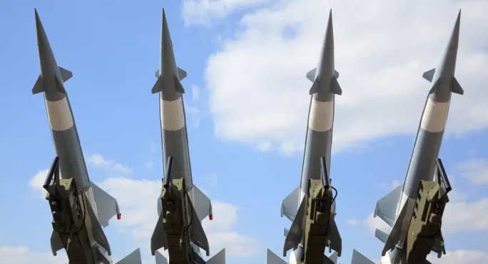 Four Missiles, Pointed Towards The Sky