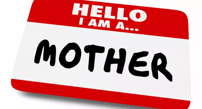 Name Badge, Reading: 'hello. I Am A Mother'