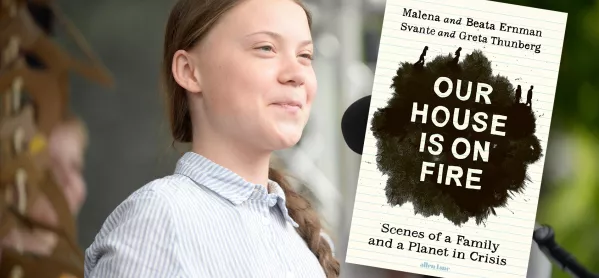 Cover Of The Book Our House Is On Fire, By Greta Thunberg