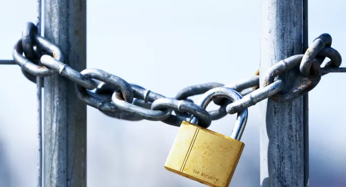 Gate Padlocked Shut