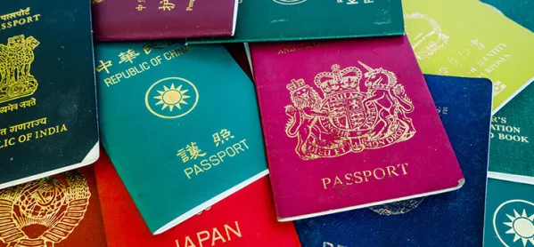 A Collection Of International Passports Representing Teaching Abroad.