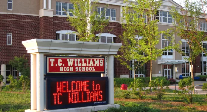 T.c Williams High School Credit: Alexandria City Public School