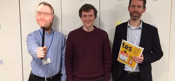 The Tes Podcast: Left To Right, 'john Roberts', Will Hazell & Martin George.
