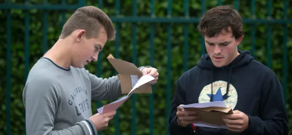 Students Collecting Gcse Results