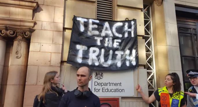 Extinction Rebellion, Teachers, Climate Change, Protest