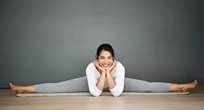 Woman Doing The Splits