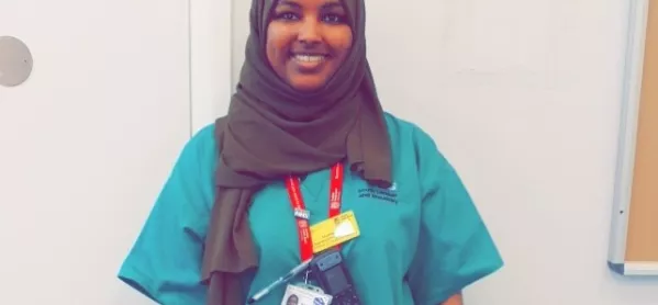 Nursing Apprentice Musthag Kahin Has Been Named Among Tes' Fe People Of The Year For Her Work On The Coronavirus Front Line