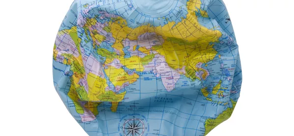 Geography Gcse 2022: Blow-up Globe, Deflating