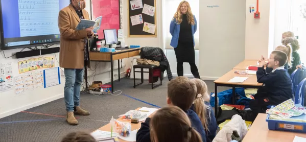 Child Mental Health & Wellbeing: Martin Roberts Reads Sadsville At A Primary School