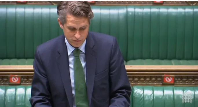 Education Secretary Gavin Williamson Has Explained What The Easing Of Covid Restrictions Will Mean For Fe Colleges